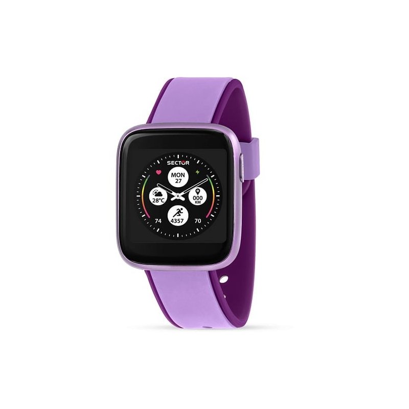 Sector - Orologio Smartwatch S-04 Colours - Unisex - Viola
