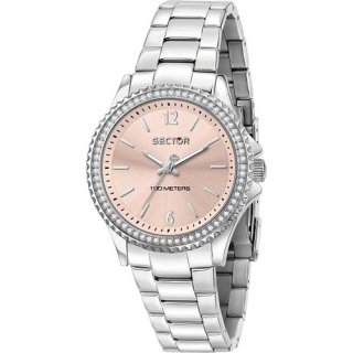 Sector - Orologio Donna 230 - Acciaio E Cristalli