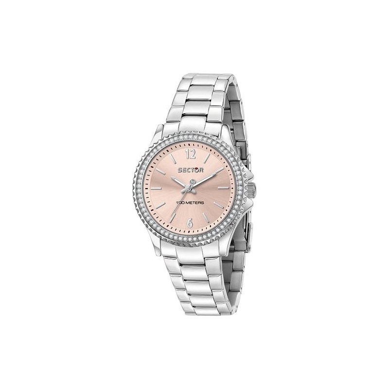 Sector - Orologio Donna 230 - Acciaio E Cristalli