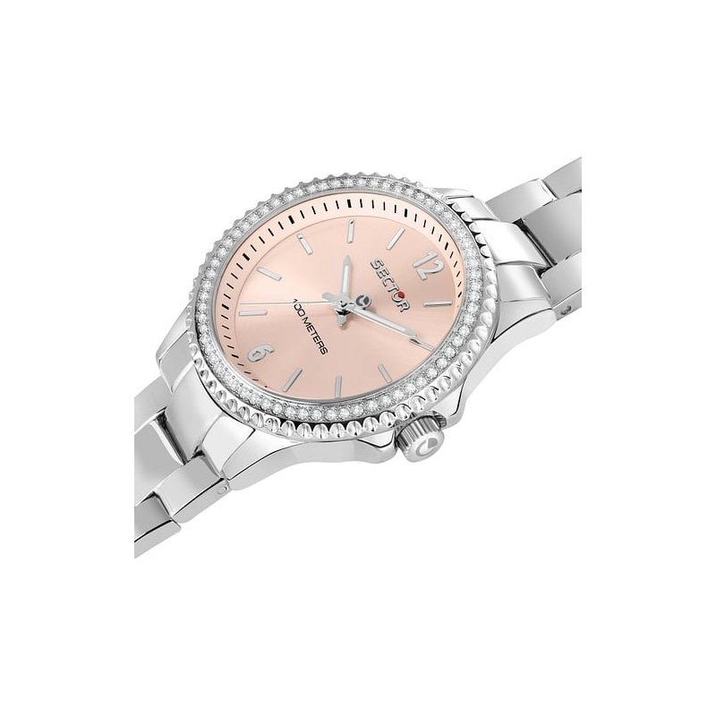Sector - Orologio Donna 230 - Acciaio E Cristalli