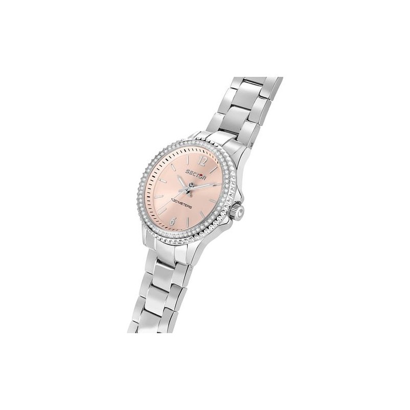 Sector - Orologio Donna 230 - Acciaio E Cristalli