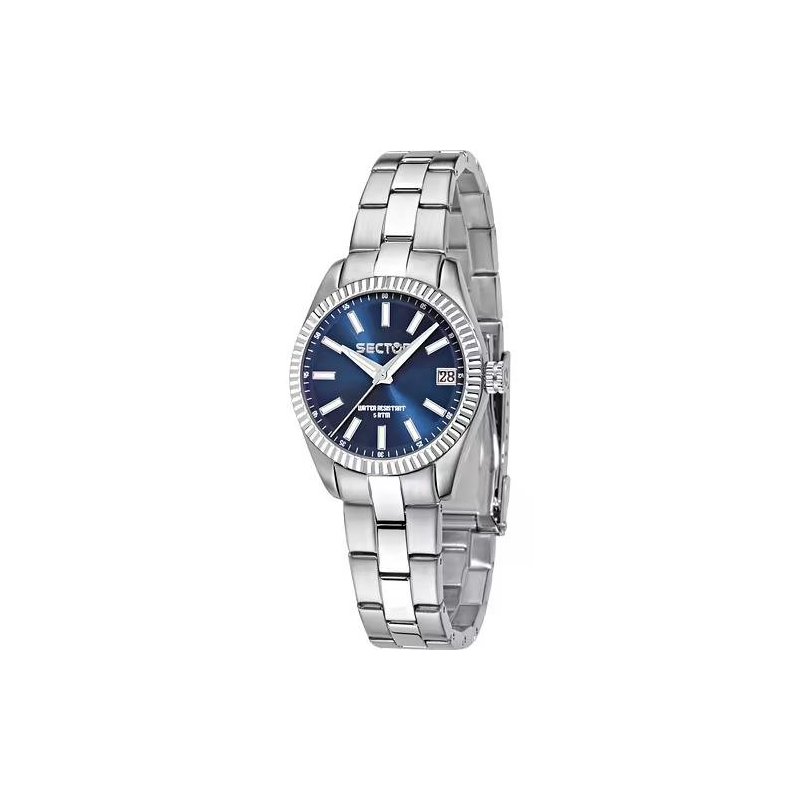 Sector 240 - Orologio Donna Multifunzione - Blu E Argento
