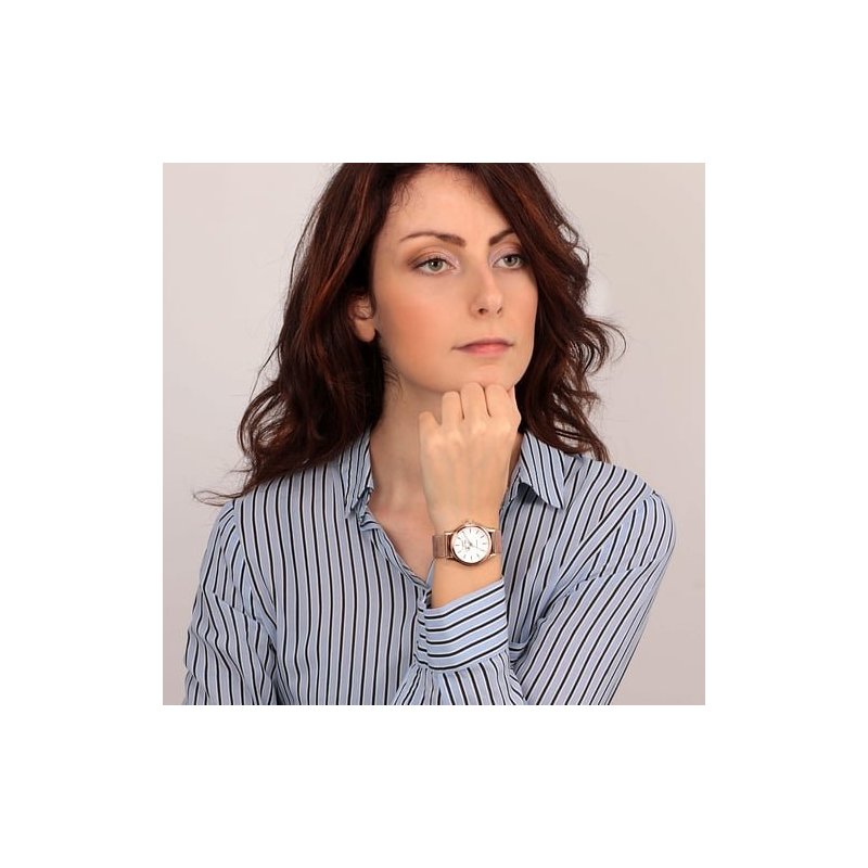 Sector - Orologio 660 Donna - Rose Gold - Bianco