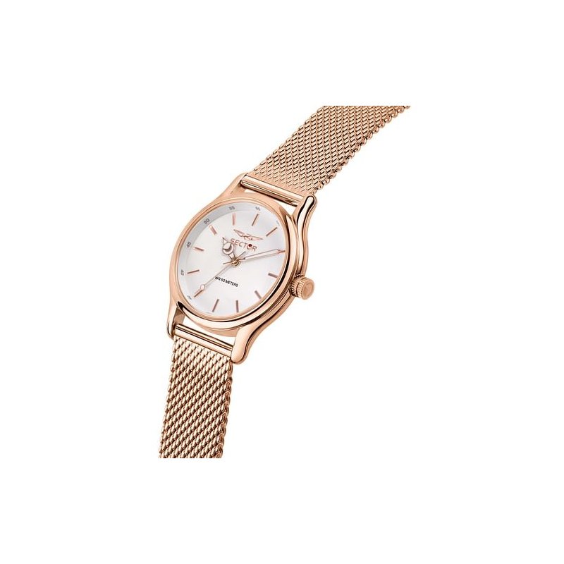 Sector - Orologio 660 Donna - Rose Gold - Bianco