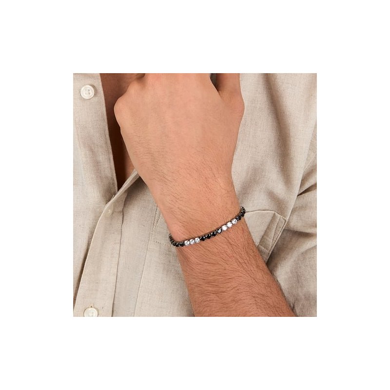 Sector - Bracciale Uomo Tennis - Acciaio - Zirconi