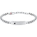 Sector - Bracciale Uomo Basic - Acciaio E Smalto