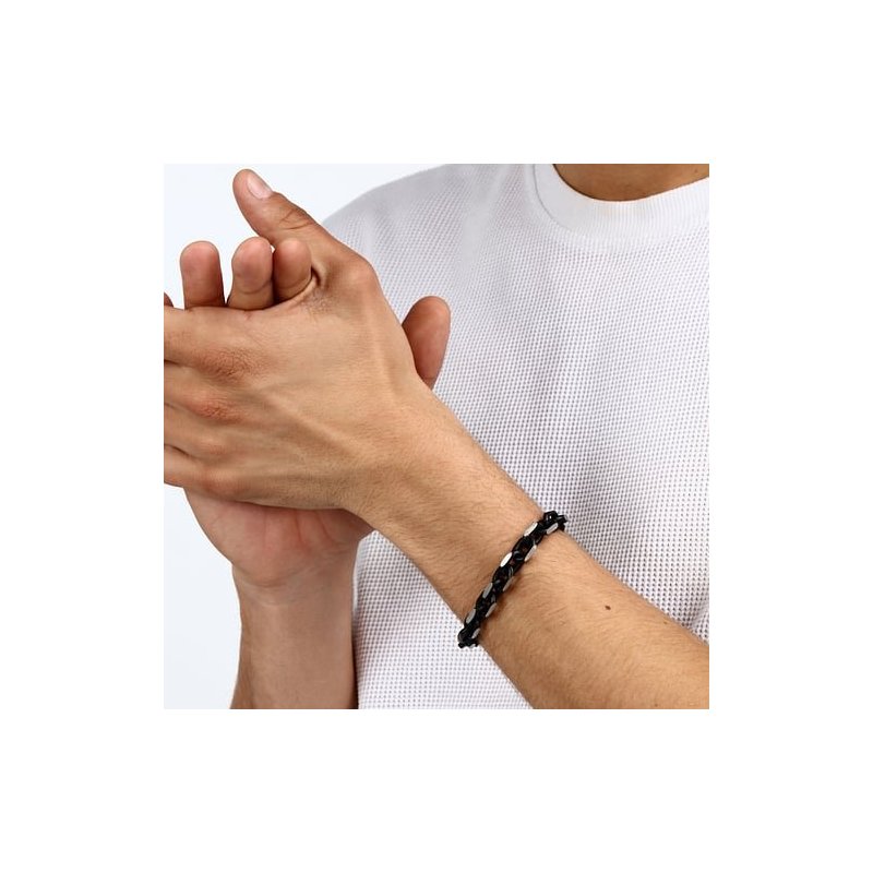 Sector - Bracciale Bold - Acciaio - Nero - Uomo