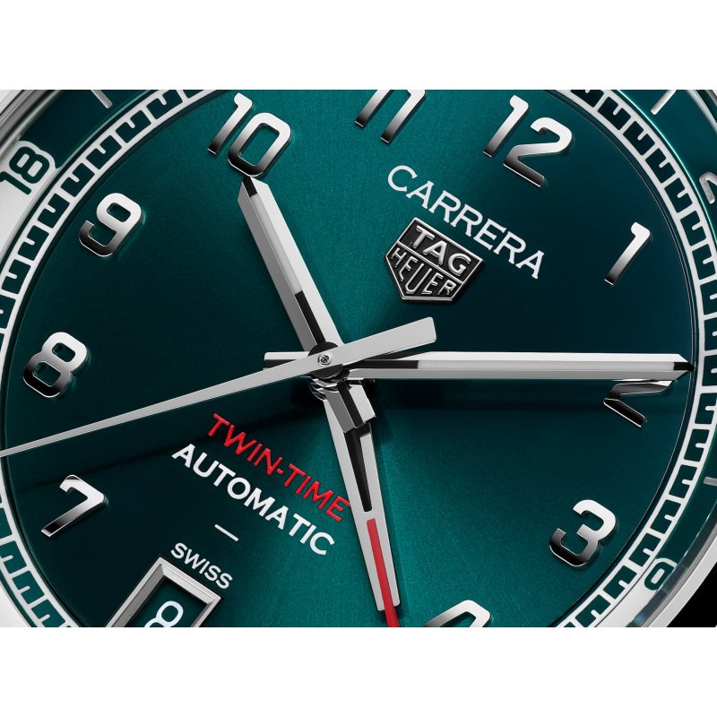 Tag Heuer - Carrera Gmt 41Mm - Acciaio - Verde
