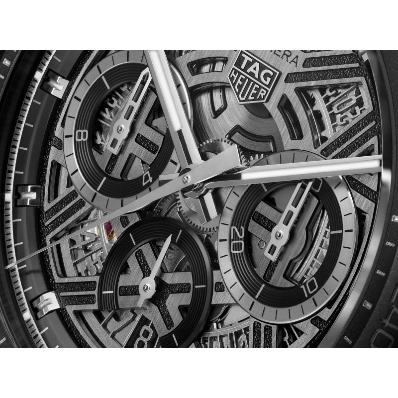 Tag Heuer - Carrera Chronograph 44 Mm - Titanio Dlc