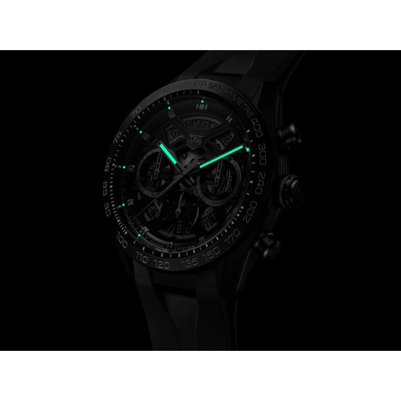 Tag Heuer - Carrera Chronograph 44 Mm - Titanio Dlc