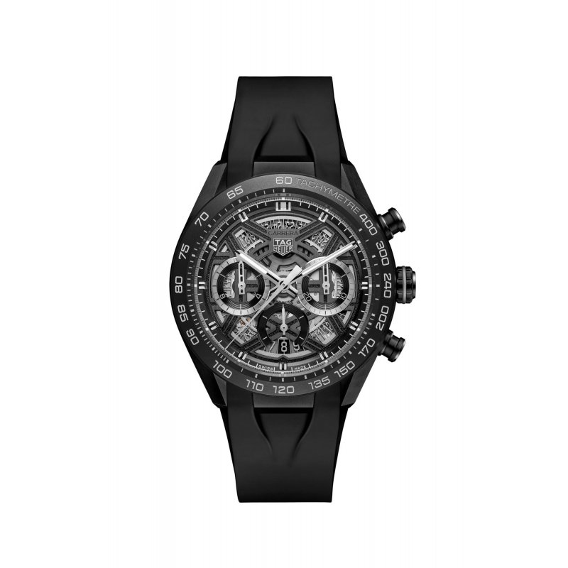 Tag Heuer - Carrera Chronograph 44 Mm - Titanio Dlc