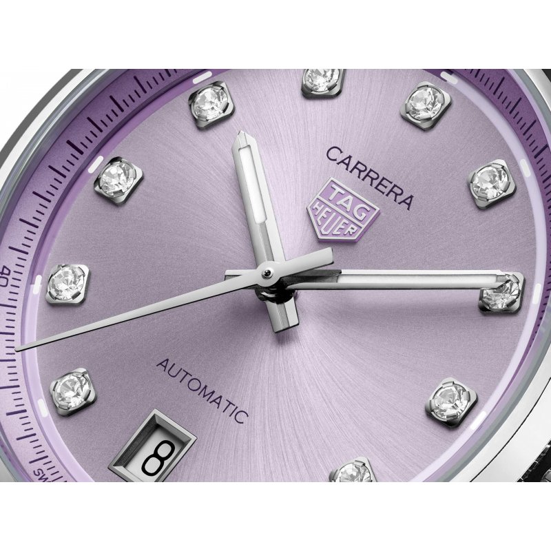 Tag Heuer - Carrera Date - Quadrante Lilla - Eleganza