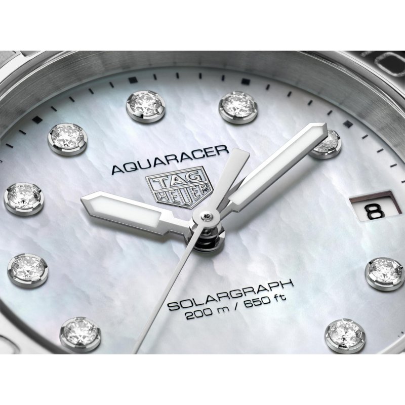 Tag Heuer Aquaracer - Orologio Solare 34Mm - Acciaio