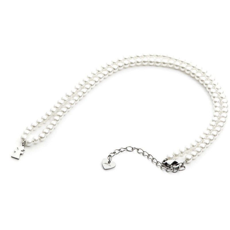 Collana 4US Cesare Paciotti pearl and baby donna 4UCL3585W