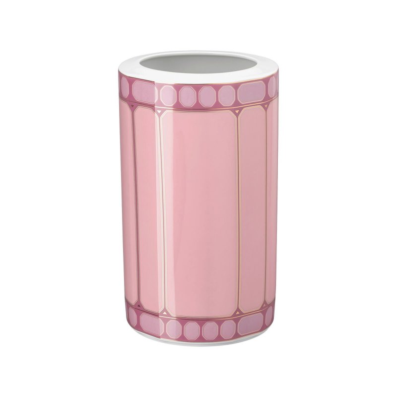Rosenthal - Porcellana Vaso - Swarovski Signum Rose