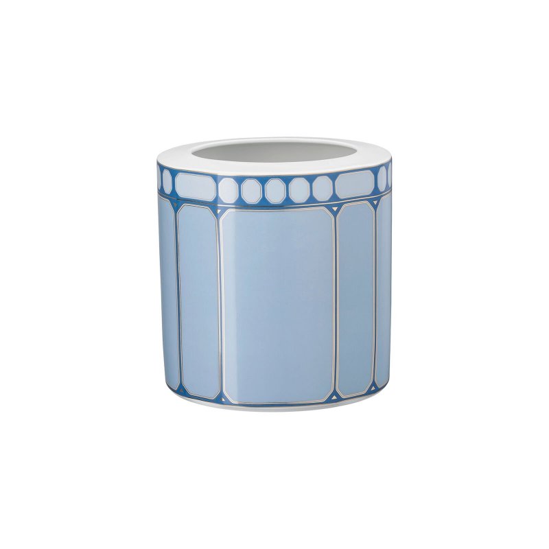 Rosenthal - Vaso Signum Azure - Porcellana - Swarovski