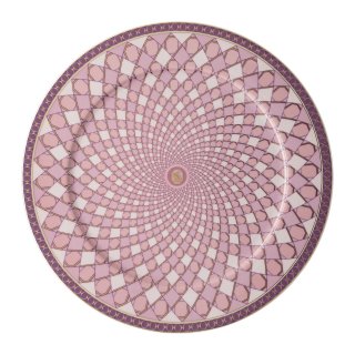Rosenthal - Piatto Segnaposto 33 Cm - Swarovski Signum Rose