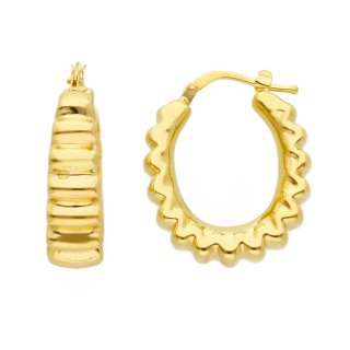 Songa Antonio - Orecchini Cerchio - Oro Giallo 18 Ct
