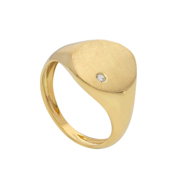 Songa Antonio - Anello Chevalier - Oro Giallo 18 Ct