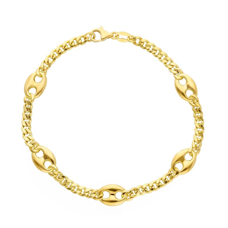 Songa Antonio - Bracciale Maglia - Oro Giallo 18 Ct