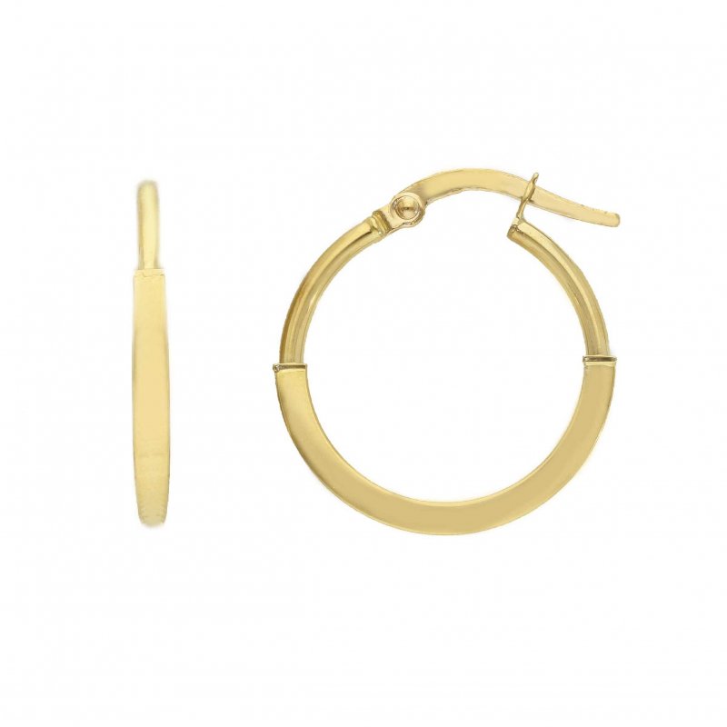 Songa Antonio - Orecchini Cerchio - Oro Giallo 18 Ct