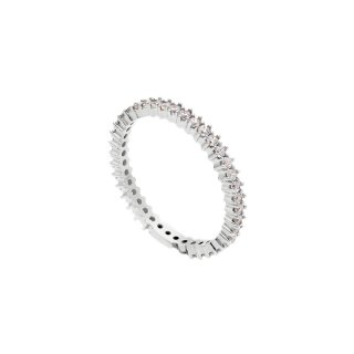 Songa Antonio - Anello Eternity - Oro Bianco - 18 Ct