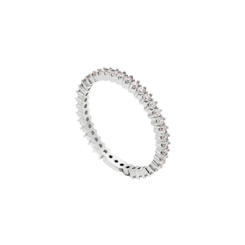 Songa Antonio - Anello Eternity - Oro Bianco - 18 Ct