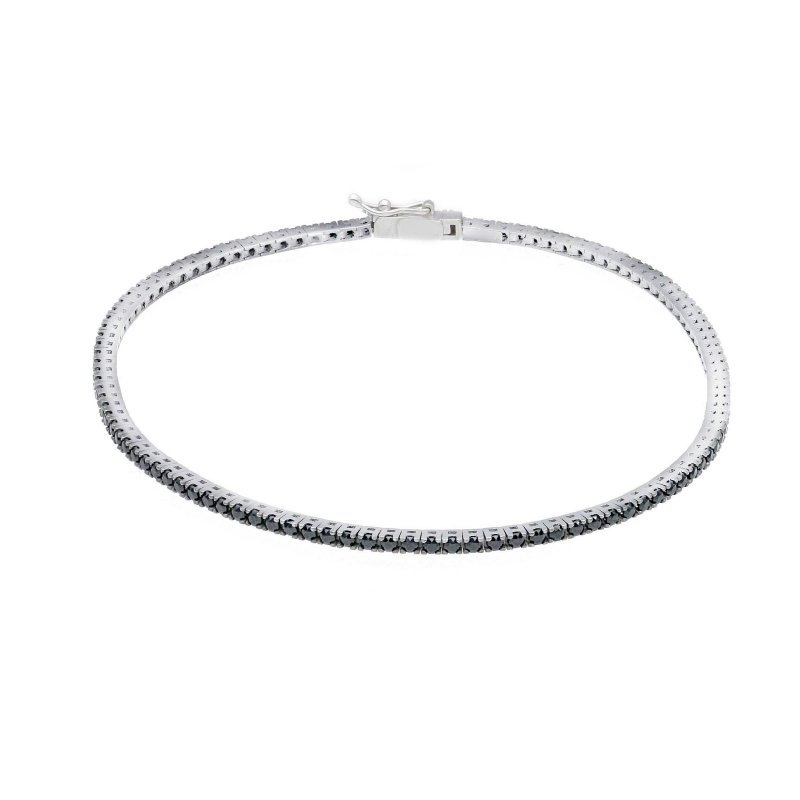 Songa Antonio - Bracciale Tennis - Oro Bianco - 18 Ct