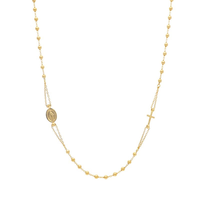 Songa Antonio - Rosario Collana - Oro Giallo 18 Ct