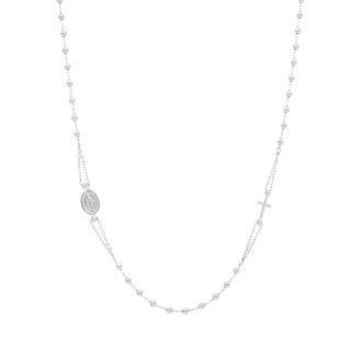 Songa Antonio - Rosario Collana - Oro Bianco 18 Ct