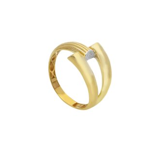 Songa Antonio - Anello Contrarié - Oro Giallo 18 Ct