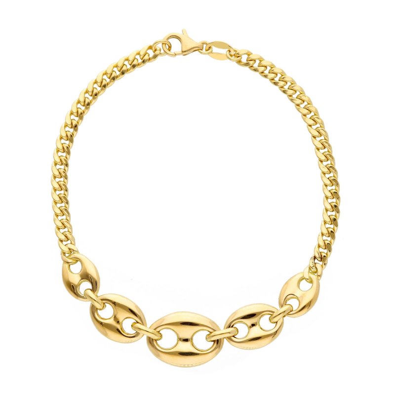 Songa Antonio - Bracciale Maglia - Oro Giallo - 18Ct
