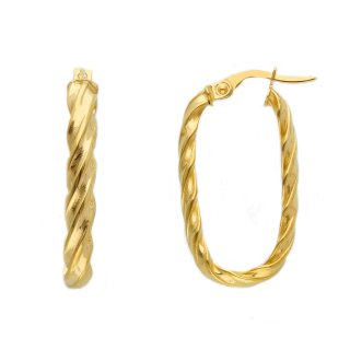 Songa Antonio - Orecchini Cerchio - Oro Giallo 18 Ct