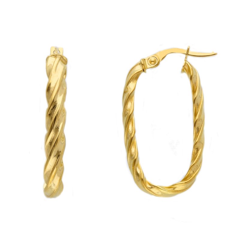 Songa Antonio - Orecchini Cerchio - Oro Giallo 18 Ct