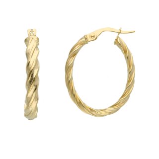 Songa Antonio - Orecchini Cerchio - Oro Giallo 18 Ct