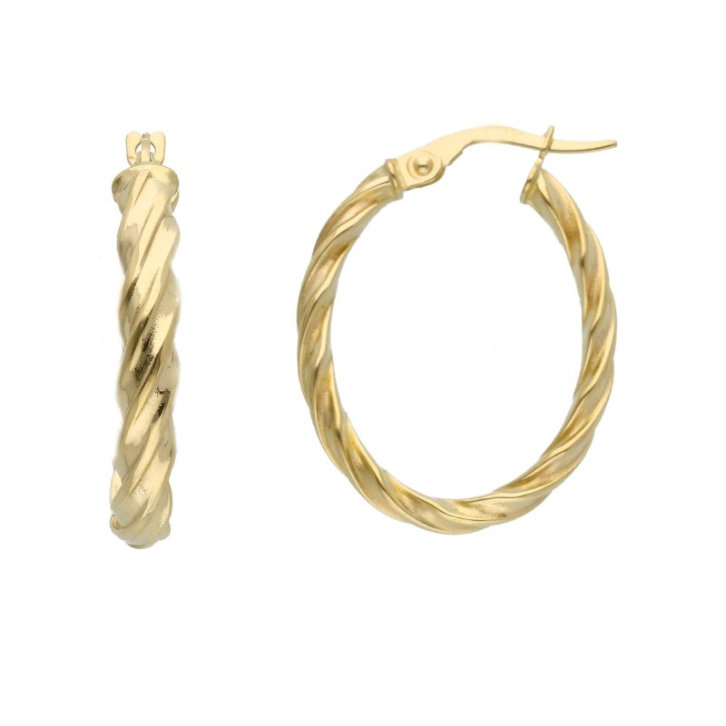 Songa Antonio - Orecchini Cerchio - Oro Giallo 18 Ct