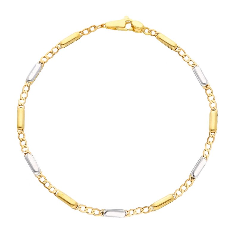 Songa Antonio - Catena Girocollo - Oro Giallo E Bianco
