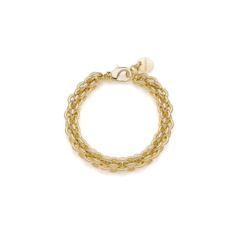 Bracciale Multifilo In Catena Rolò Dorata