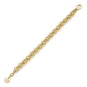 Bracciale Multifilo In Catena Rolò Dorata