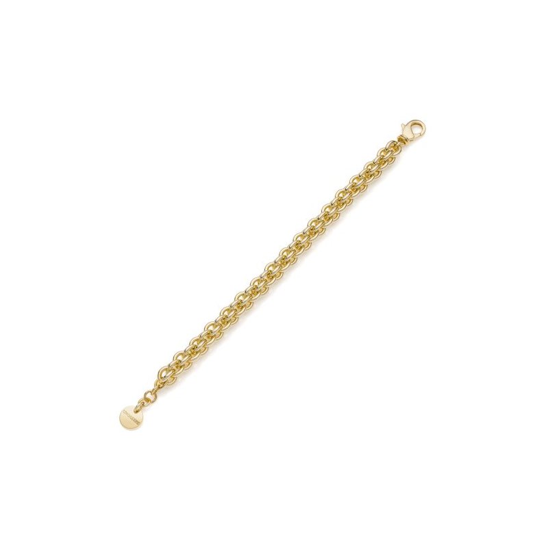 Bracciale Multifilo In Catena Rolò Dorata