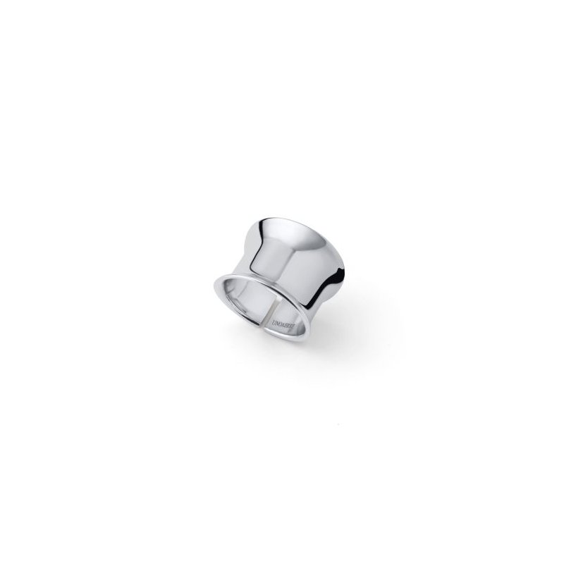 Anello Maxi Fascia Argentata