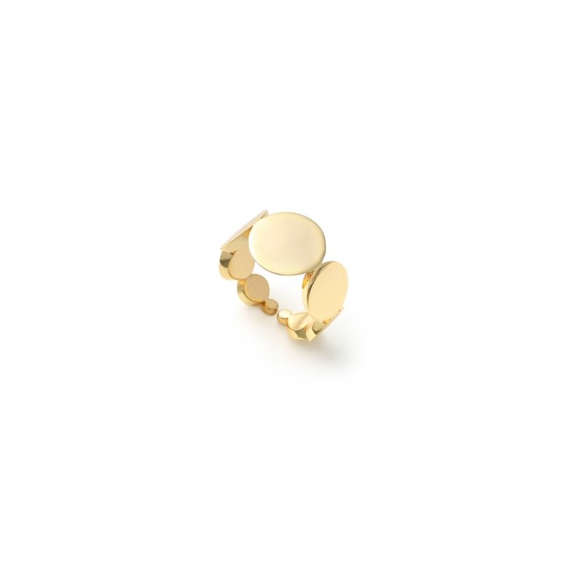 Anello Dinamica Dorato