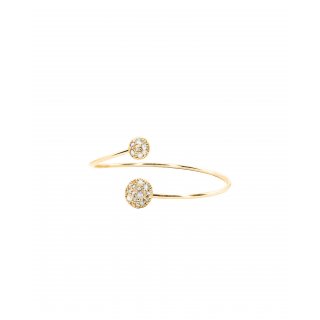 Alisei Milano - Bracciale Filo Rigido Mini - Bianco - Argento