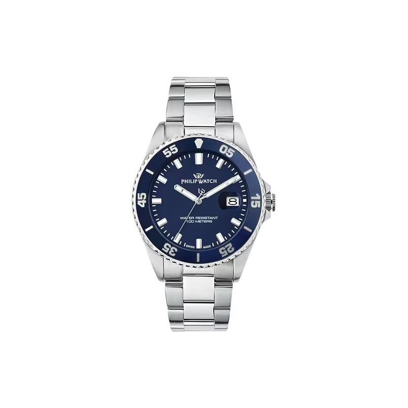 Philip Watch - Caribe Sport - Uomo - Acciaio - Silver