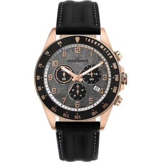 Philip Watch - Caribe Sport - Uomo - Acciaio E Pelle