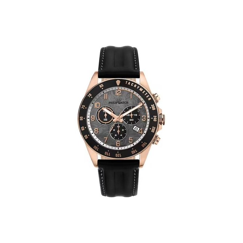 Philip Watch - Caribe Sport - Uomo - Acciaio E Pelle