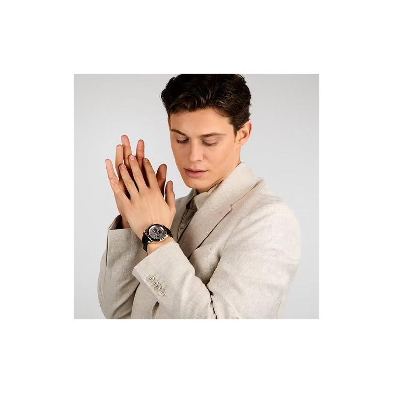 Philip Watch - Caribe Sport - Uomo - Acciaio E Pelle