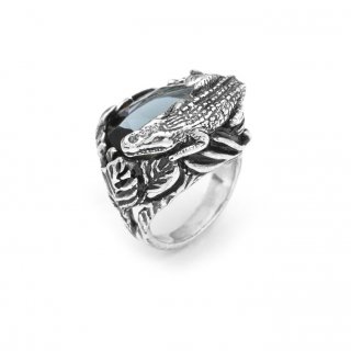 Giovanni Raspini - Anello Coccodrillo Eden - Argento 925