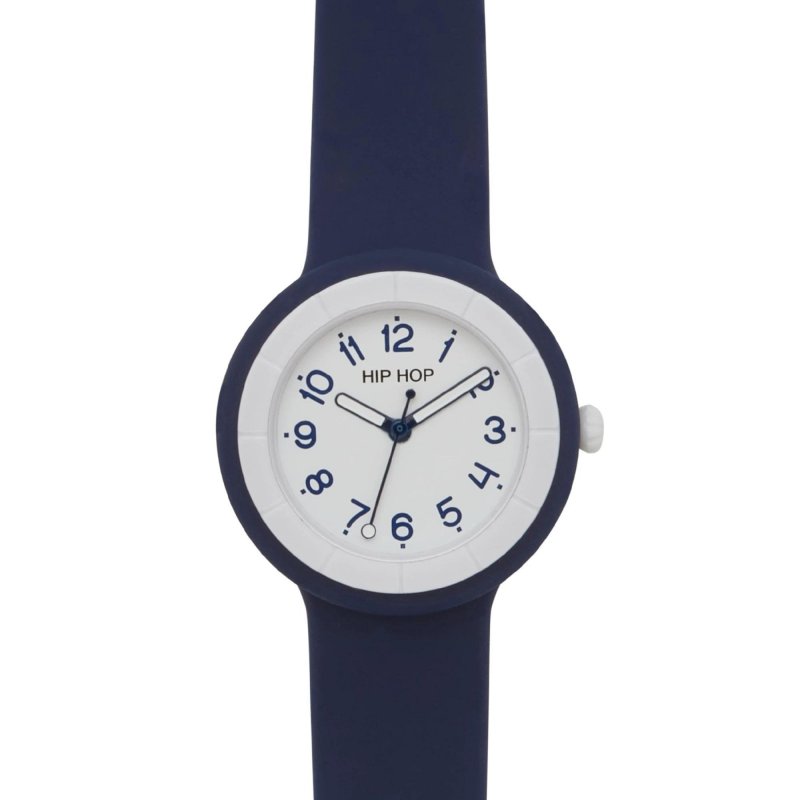 Hip Hop - Hero.Dot - Silicone Blu - Quadrante Bianco