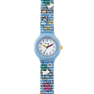 Hip Hop - Kids Fun - Orologio Bambini - Silicone E Tessuto
